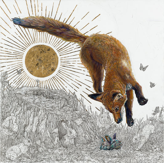 "Around The Burrow” Original & Limited Edition Fine Art Print