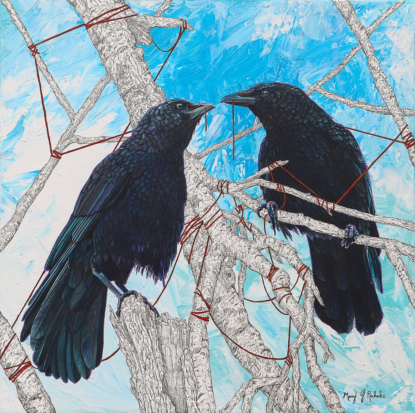 "Corvid Love" Limited Edition Fine Art Print