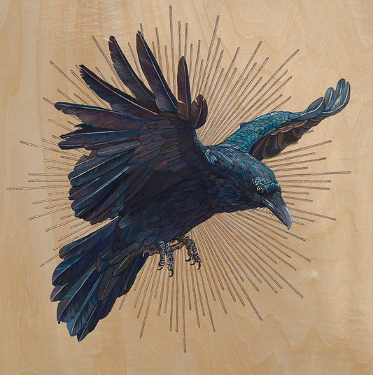 "Crow Light" Original & Limited Edition Print