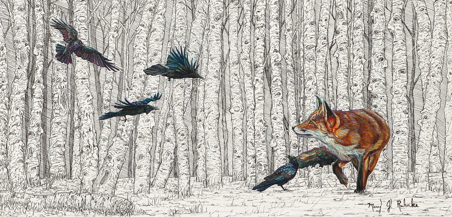 "Maybe Birds Of A Feather Don't Have To Flock Together" Limited Edition Fine Art Print