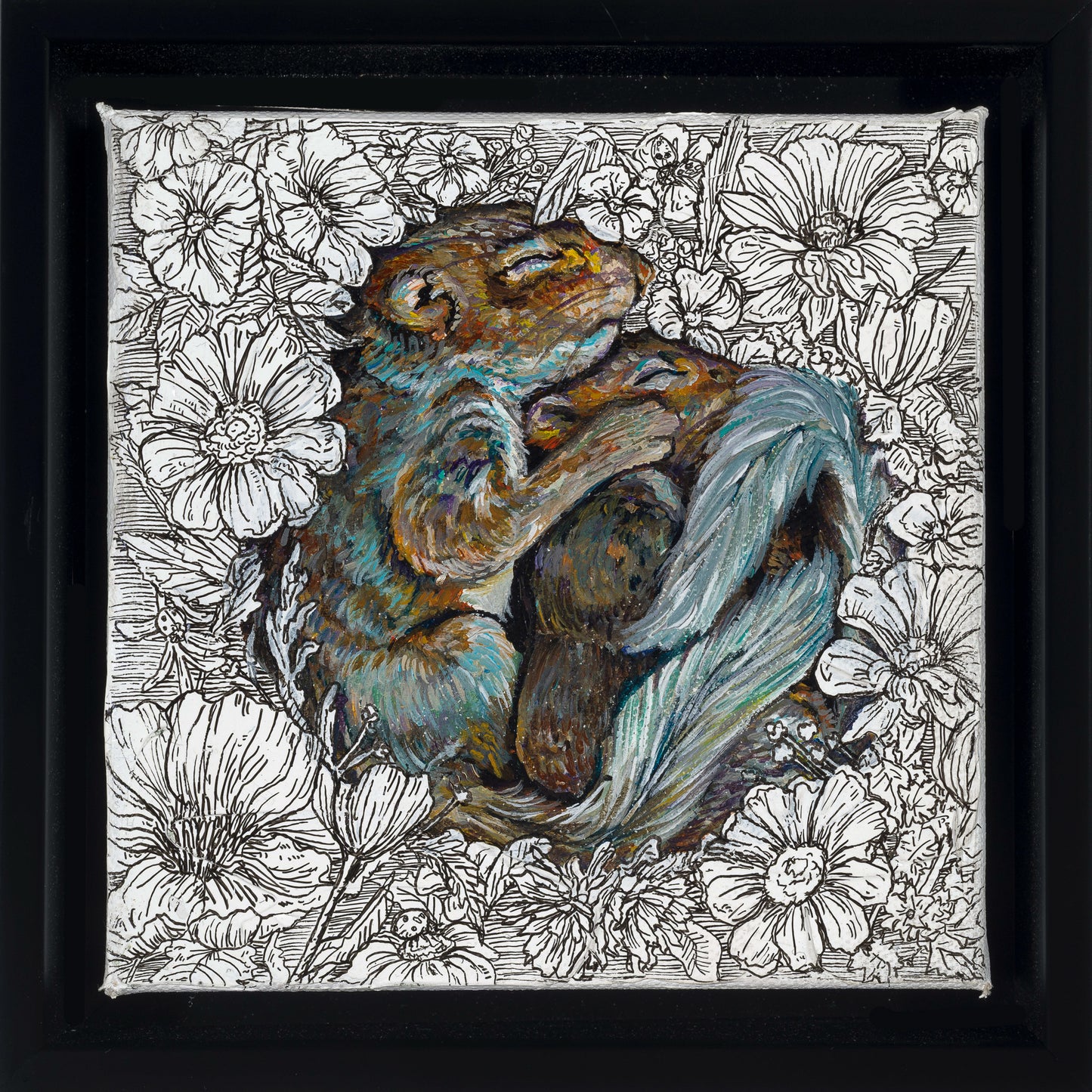 "Flower Snuggle" Original