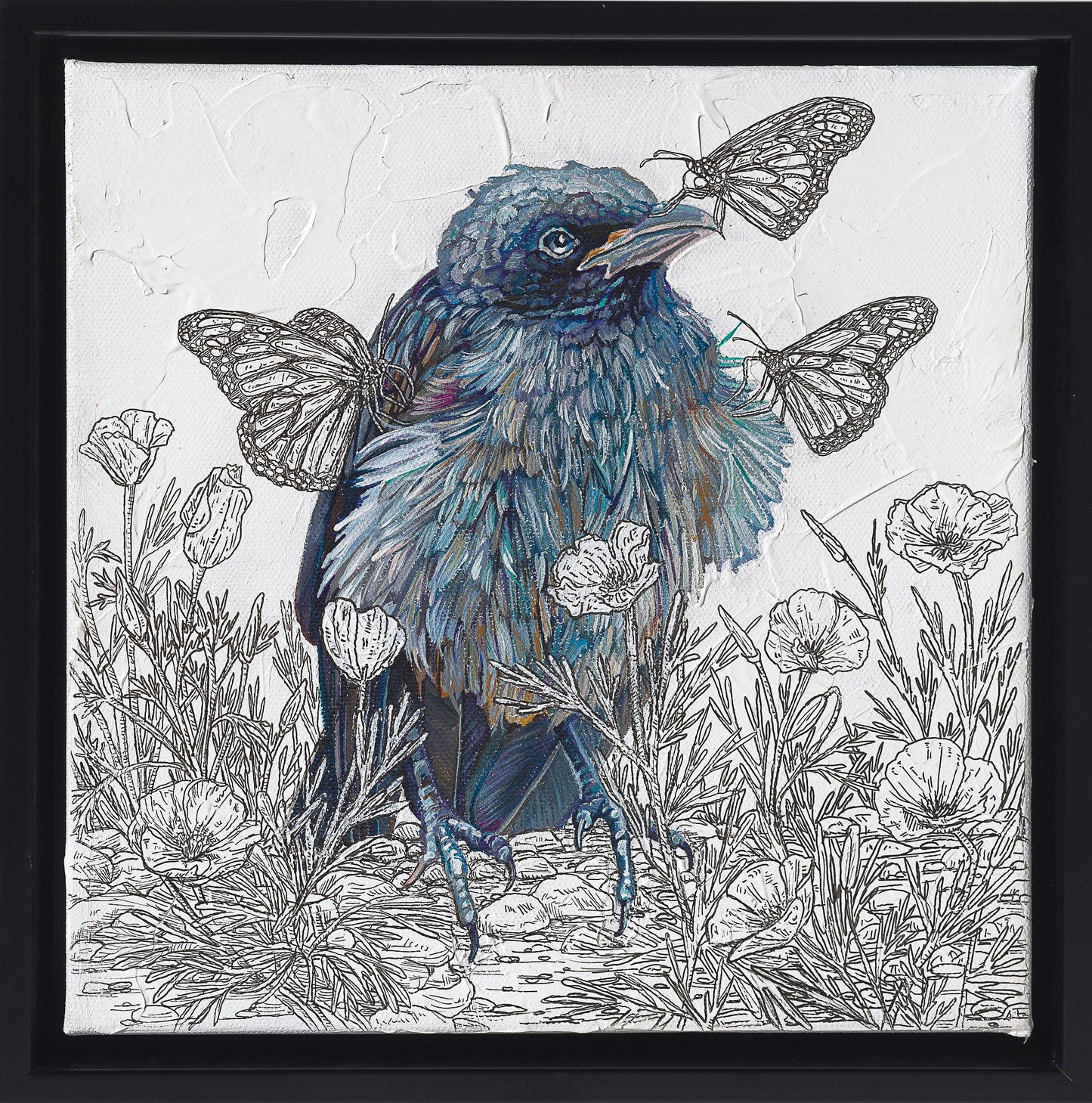"Fluffy Feathers, Gentle Wings" Original
