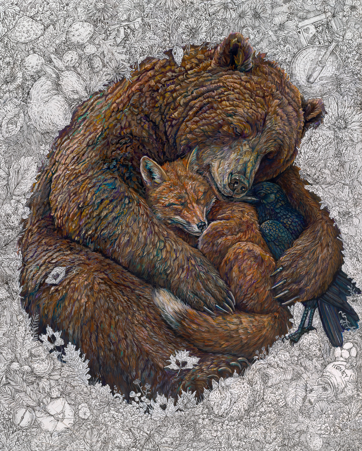 "All Of Me, Held By You” Original & Limited Edition Fine Art Print