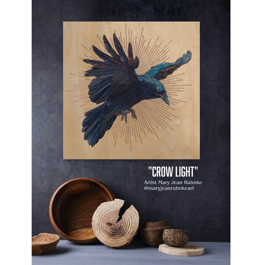 "Crow Light" Original & Limited Edition Print