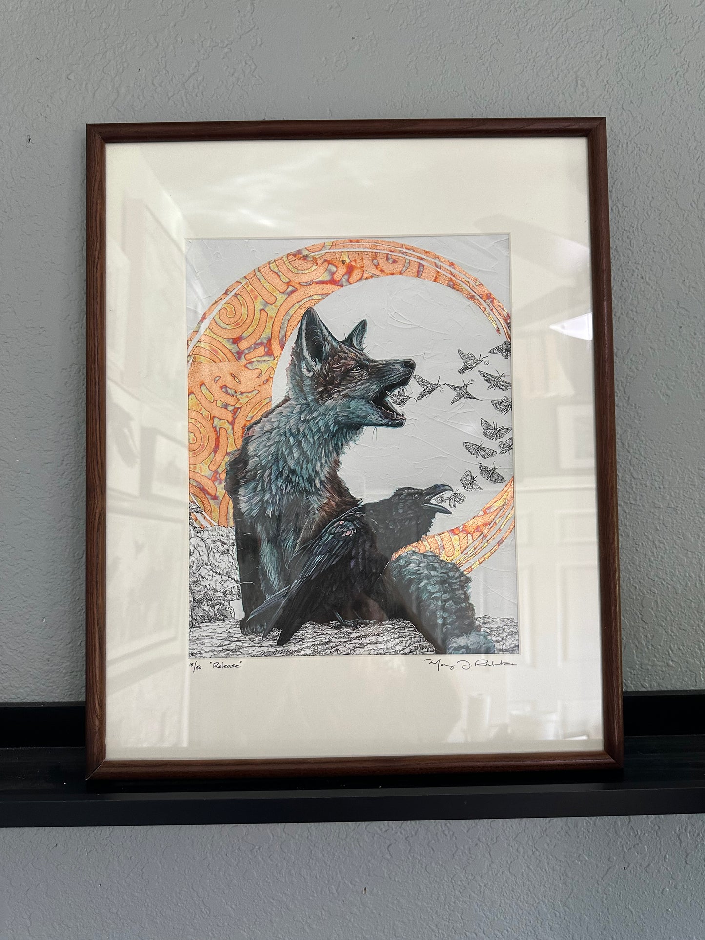 "Release" Embellished Framed Limited Edition Print