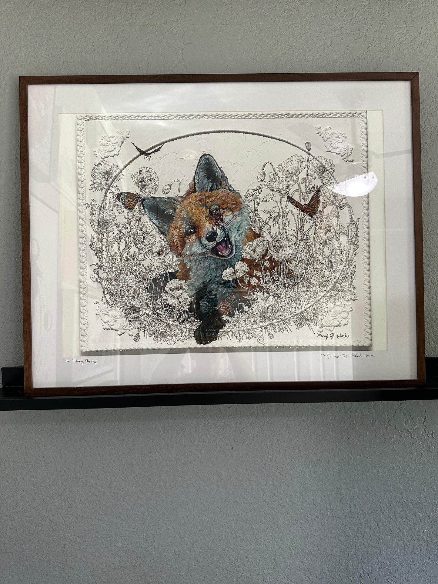 "Happy Poppy" Framed Limited Edition Print