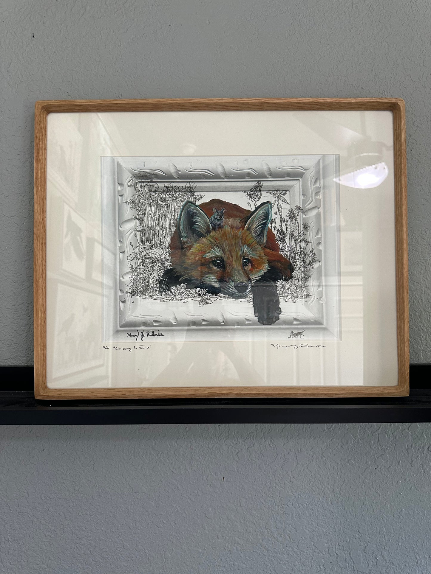 "Curiosity In Frame" Framed Limited Edition Print