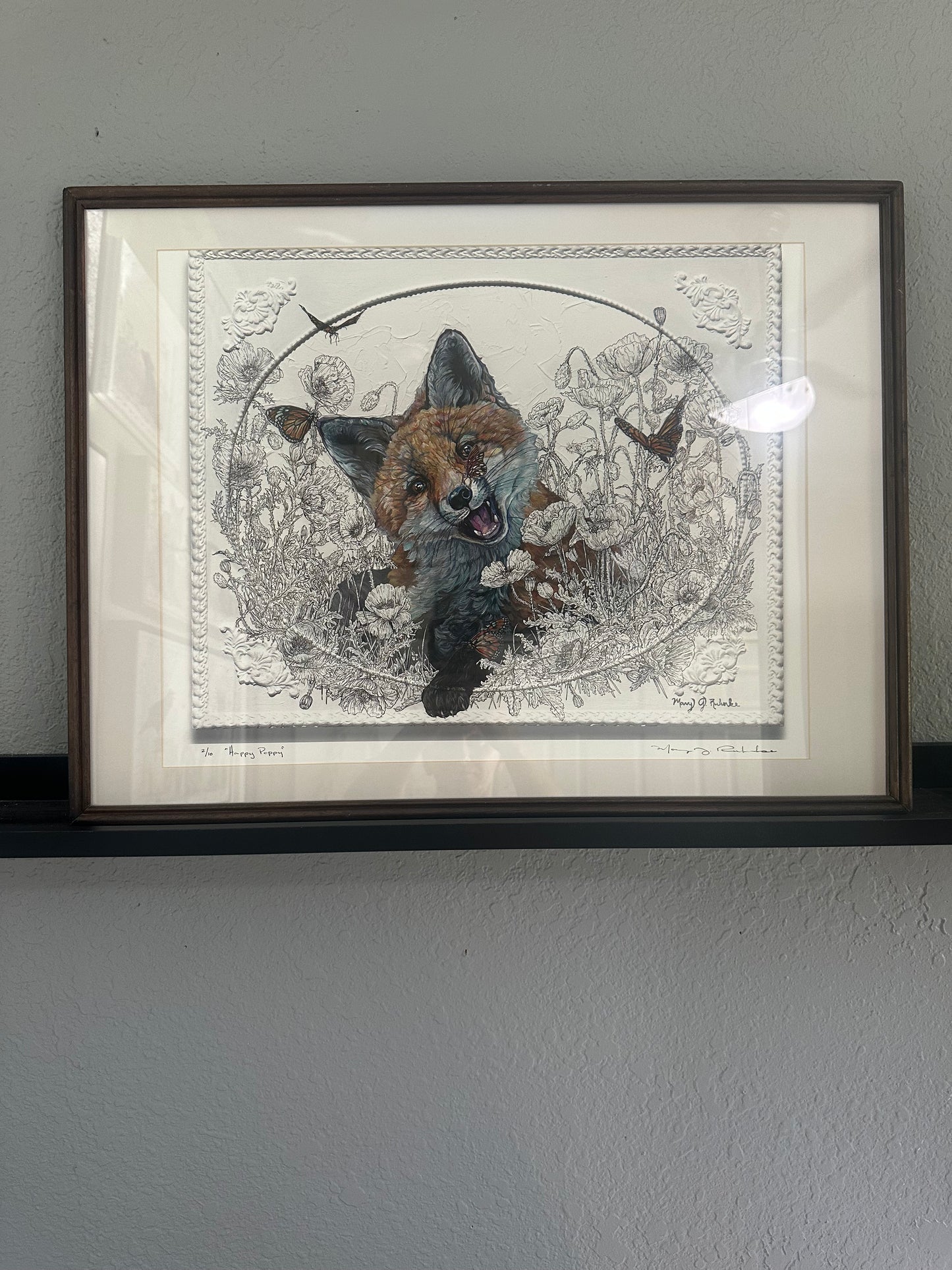 "Happy Poppy" Framed Limited Edition Print