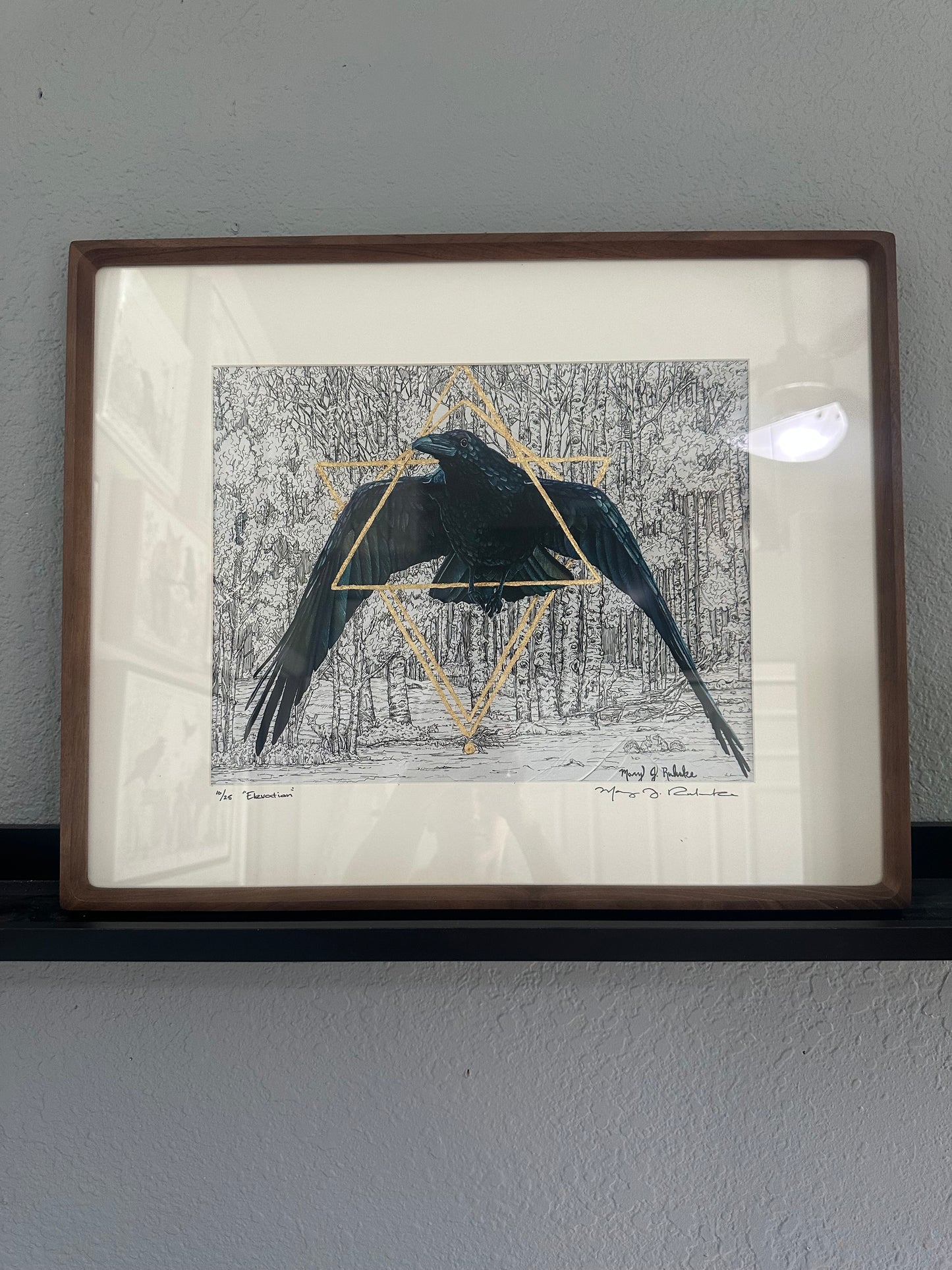 "Elevation" Embellished Framed Limited Edition Print