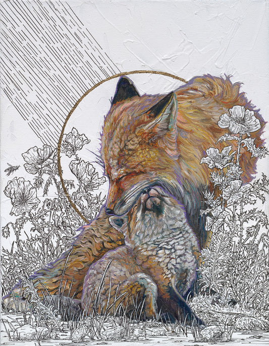 "I'll Shelter You" Original & Limited Edition Fine Art Print