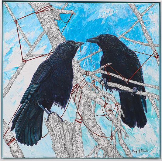 "Corvid Love" Limited Edition Fine Art Print