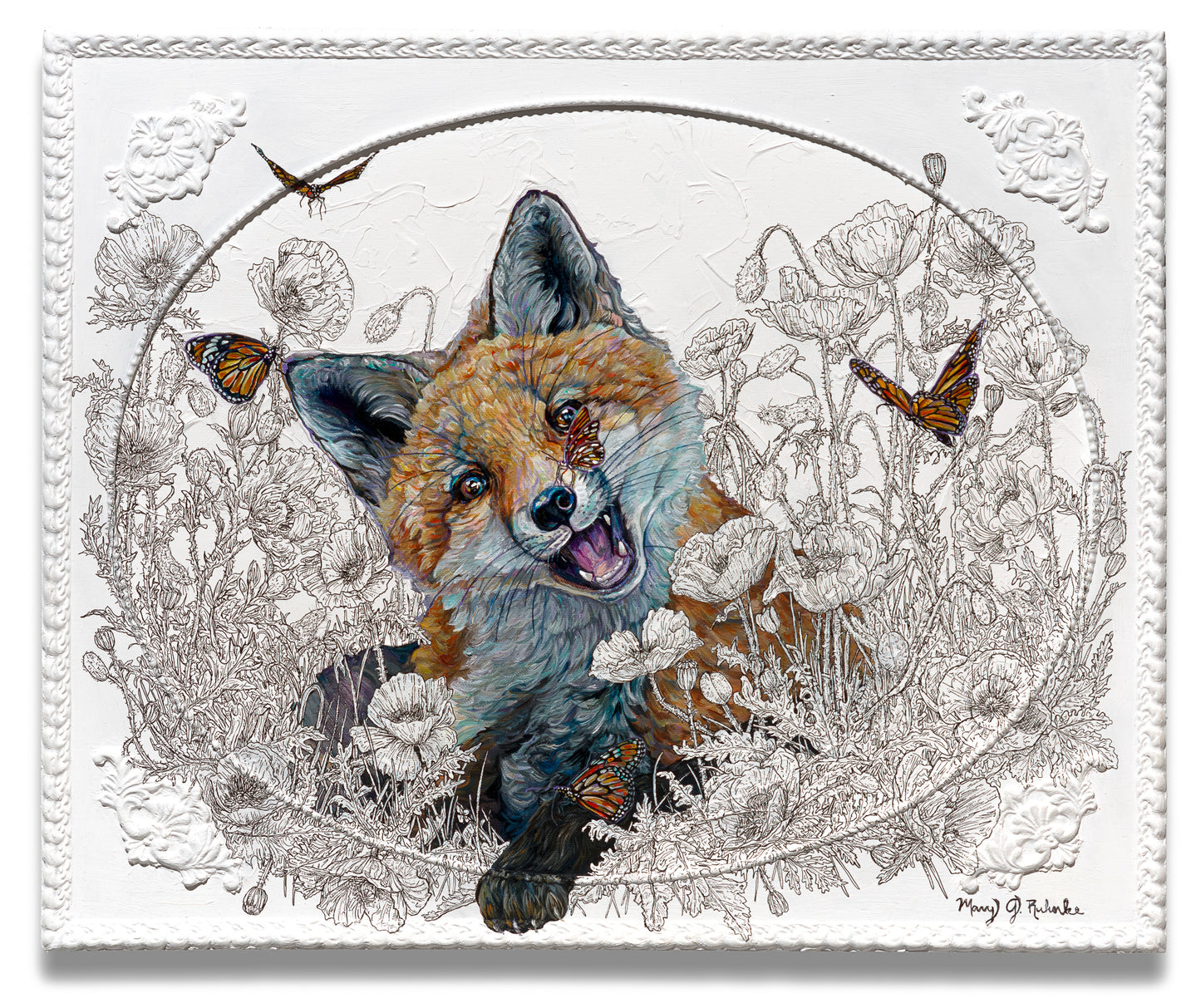 "Happy Poppy" Original & Limited Edition Fine Art Print