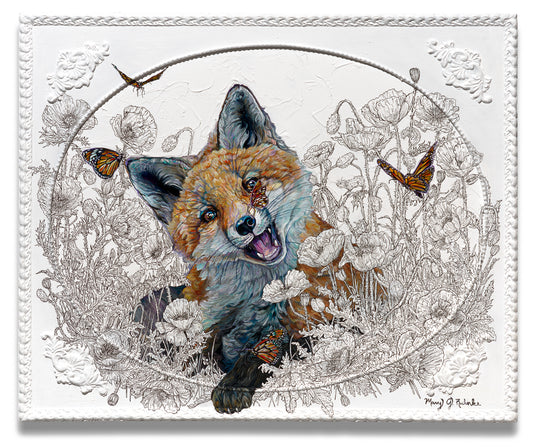 "Happy Poppy" Original & Limited Edition Fine Art Print