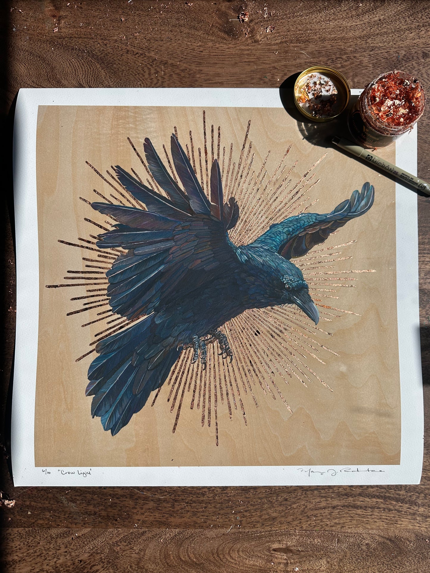 "Crow Light" Limited Edition Print