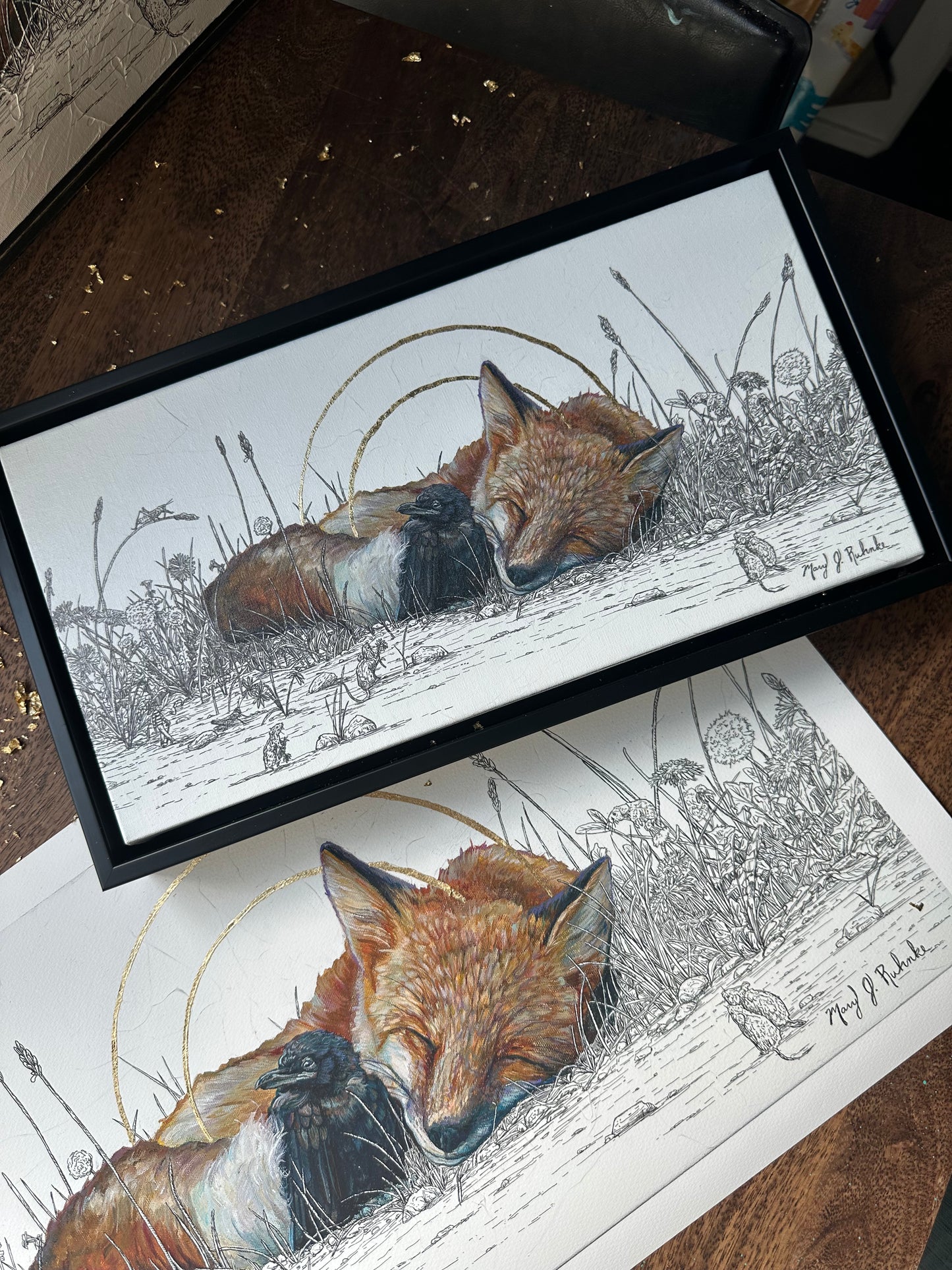 "I'll Protect You" Original & Limited Edition Fine Art Print
