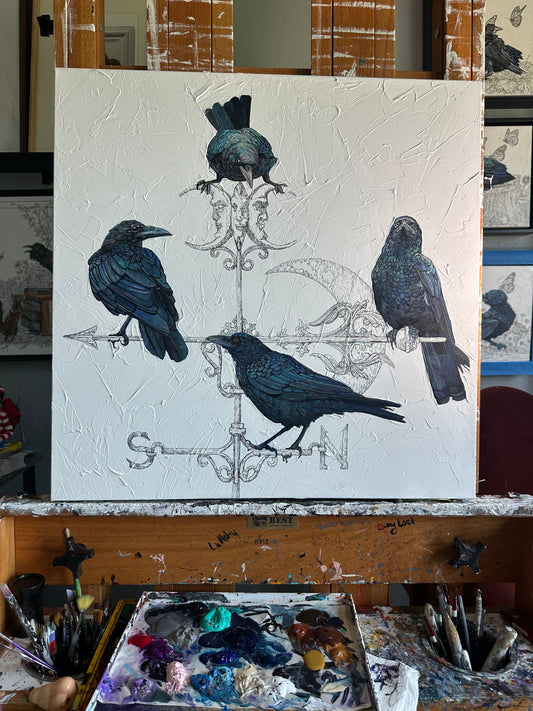 Presale “Sentinels of The Wind" Original & Limited Edition Fine Art Print