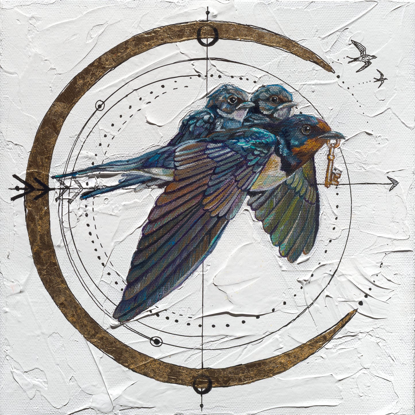 "Leading Them Forward" Original & Fine Art Print