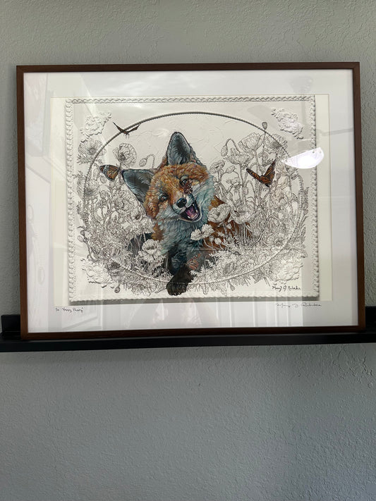 "Happy Poppy" Framed Limited Edition Print