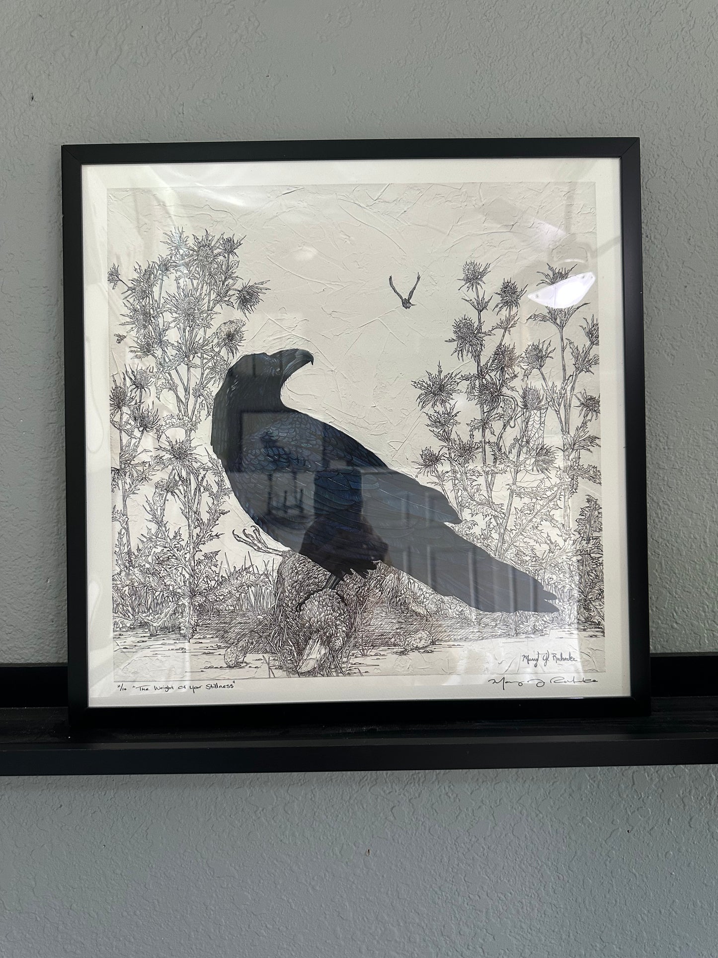 "The Weight Of Your Stillness" Framed Limited Edition Print