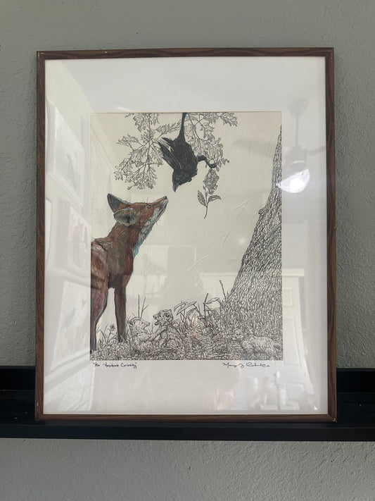 "Hesitant Curiosity" Framed Limited Edition Print