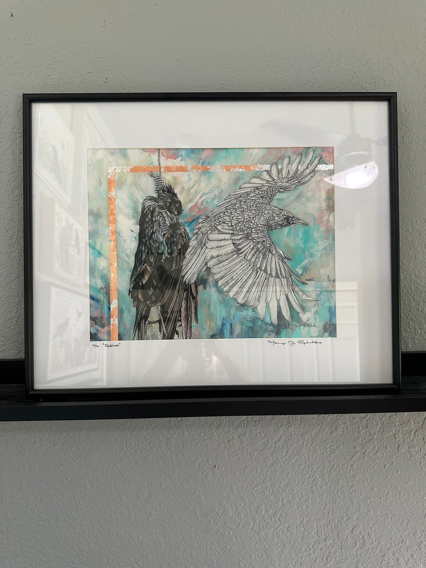 "Rebirth"  Embellished Framed Limited Edition Print