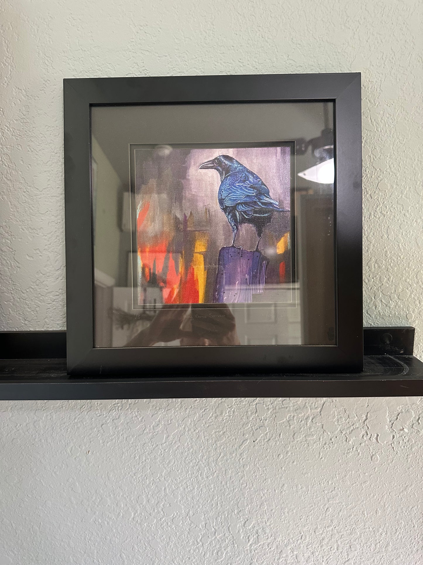 "Along Came Sorrow" Framed Limited Edition Print